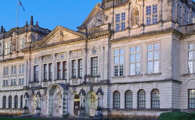 External view of main Cardiff Uni building