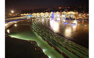 Sheaf Square water feature 