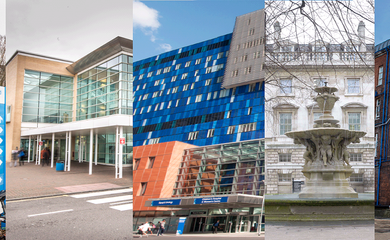 Barts Health NHS Trust collage of photos