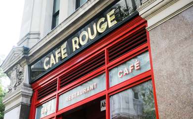 Cafe Rouge shop front