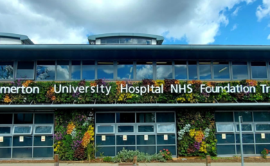 Living wall at Homerton University Hospital