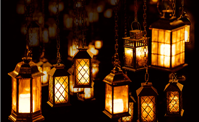 Christmas lanterns