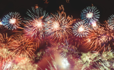 Image of fireworks in the sky 