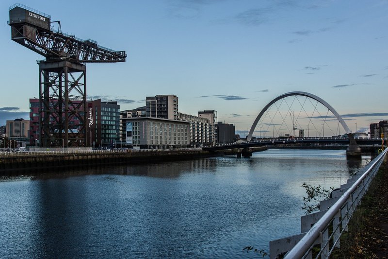 Glasgow riverside