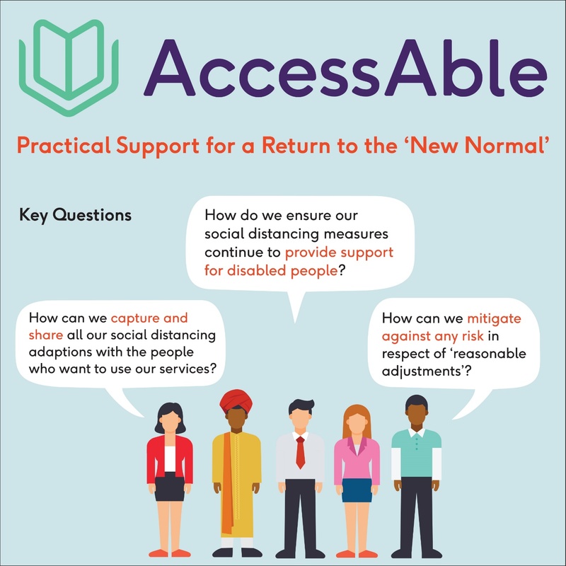 AccessAble 'new normal' infographic