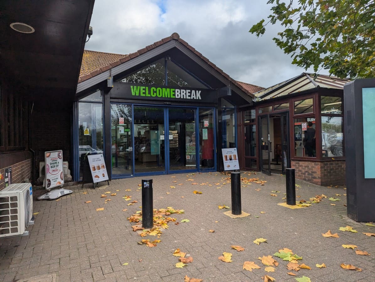 A picture showing the front of the M5 - Sedgemoor Services - Northbound - Welcome Break