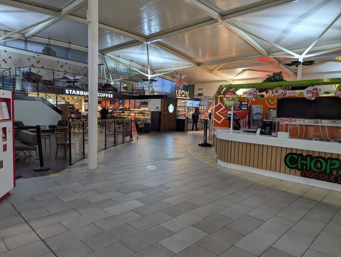 A picture showing the interior of the M40 - Beaconsfield Services - EXTRA