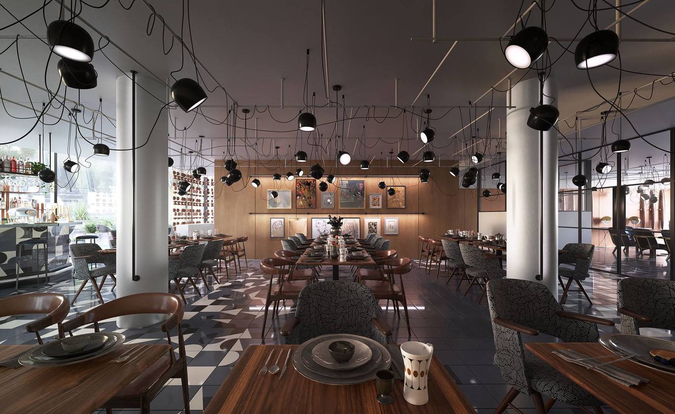 "Bankside Hotel art bar"