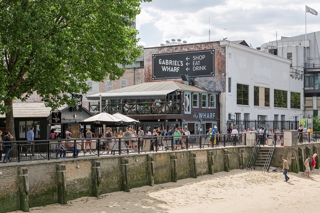 "A photo of Gabriel's wharf"