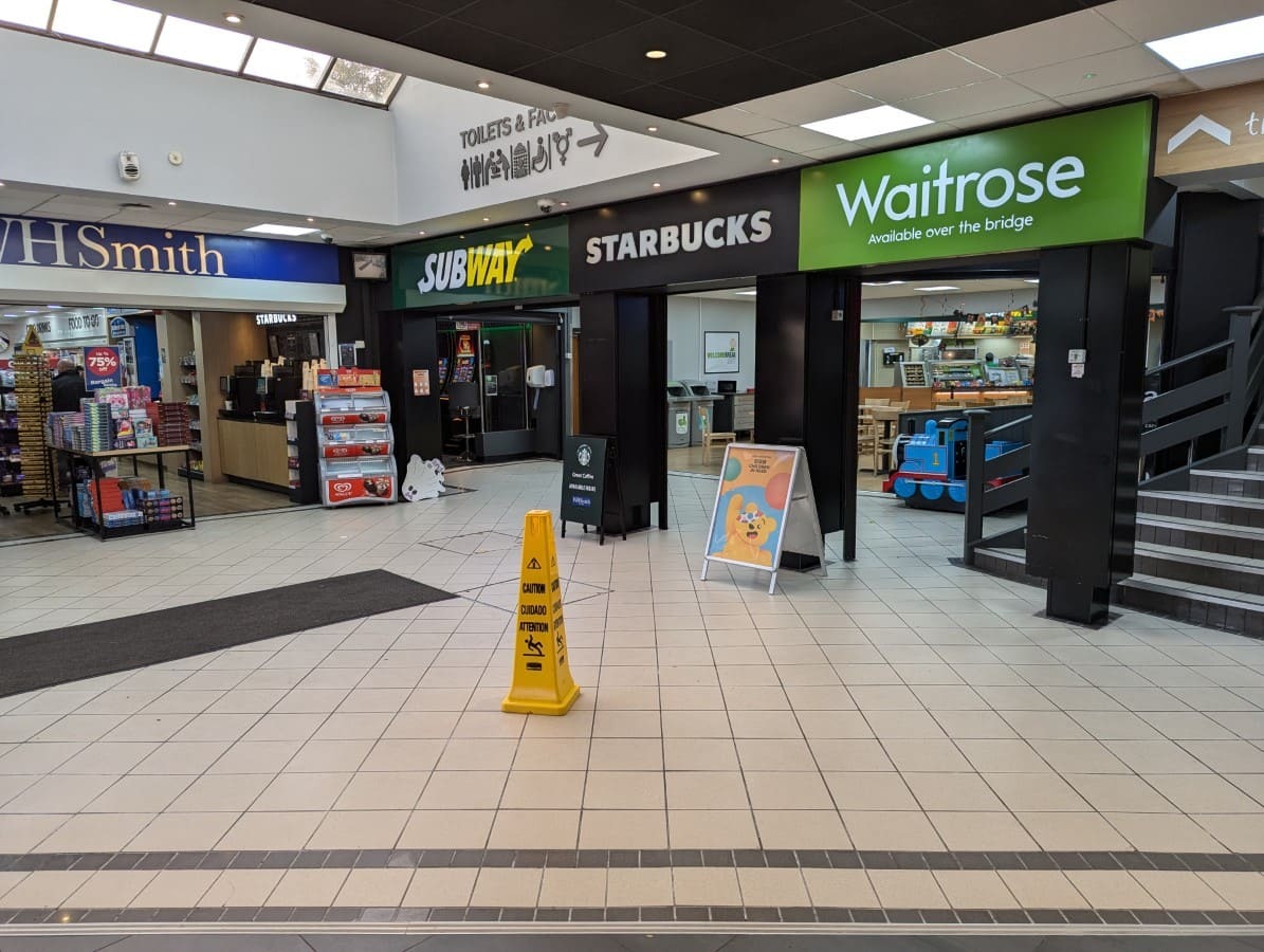 A picture showing the interior of the M1 - Newport Pagnell Services - Southbound - Welcome Break