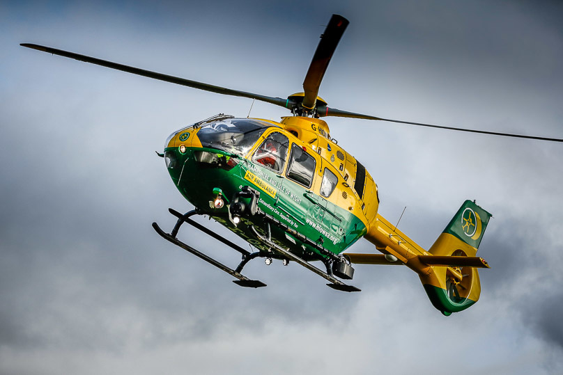 Photo of Helicopter flying over Southampton General