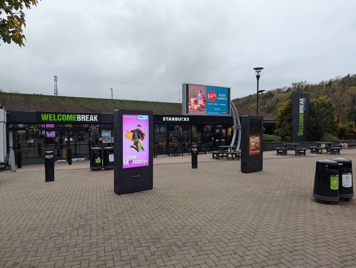 A picture showing the front of the M5 - Michaelwood Services - Southbound - Welcome Break