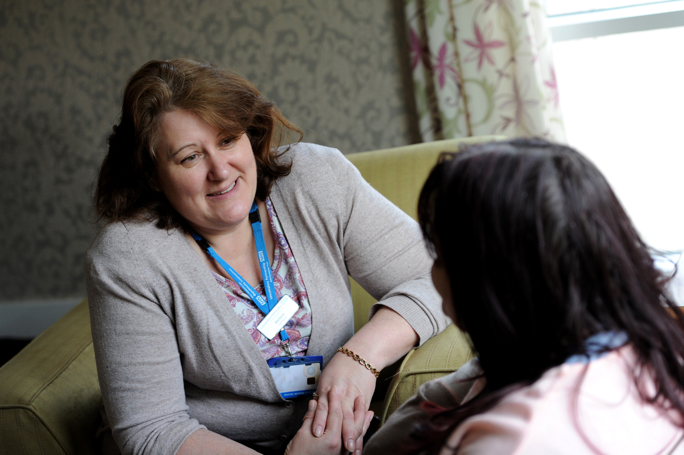 Photo of Nurse caring for residential patient