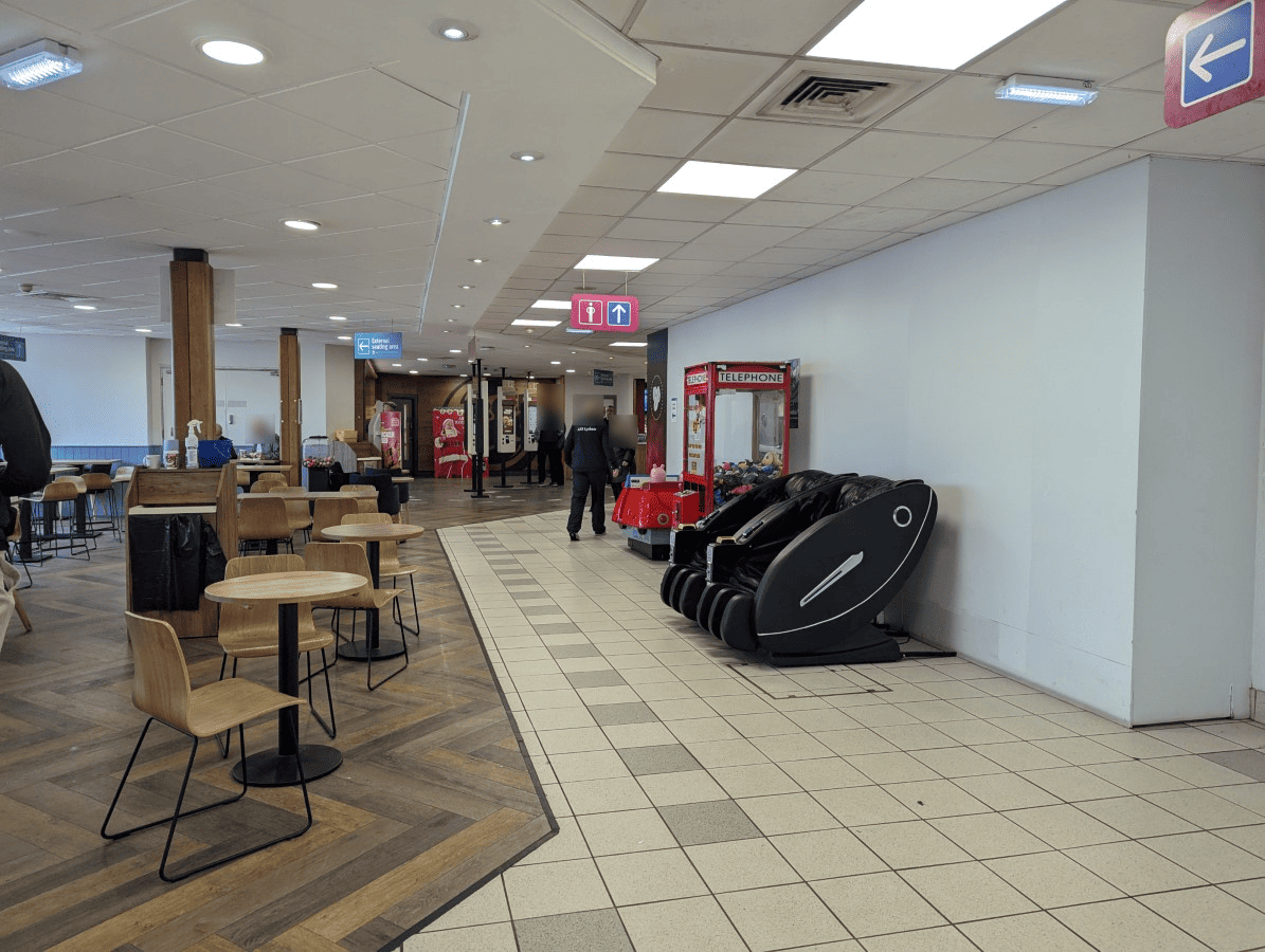 A picture showing the interior of the M6 - Knutsford Services - Northbound - Moto
