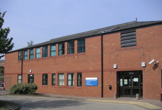 Photo of main entrance at Scarisbrick