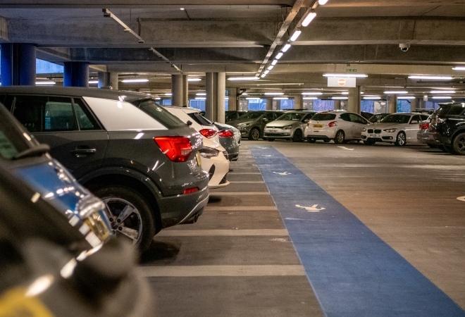 Photo of cars in silverburn shopping centre car park