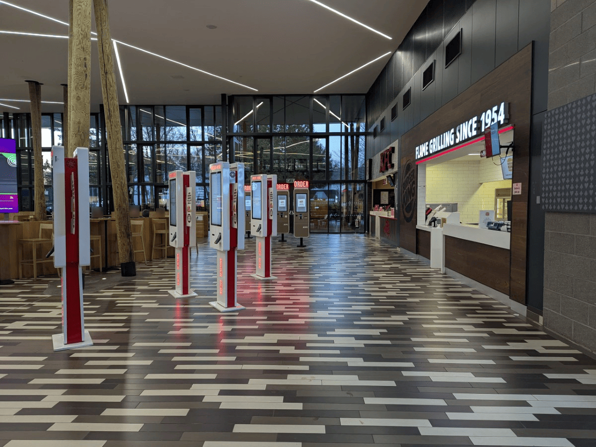 A picture showing the interior of the M3 - Fleet Services - Southbound - Welcome Break