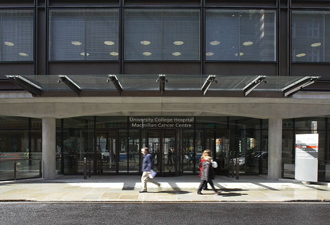 Photo of Macmillan Cancer Centre main entrance