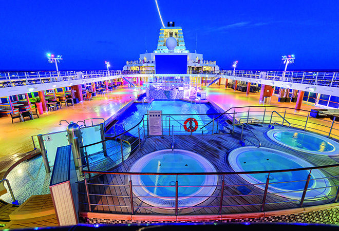 Photo of Marella Explorer swimming pool area