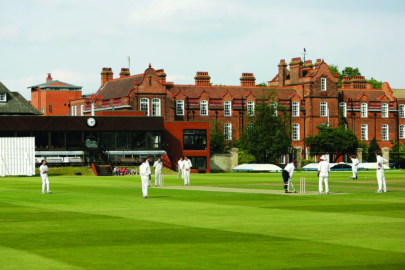 Rooms overlooking the University Cricket Ground