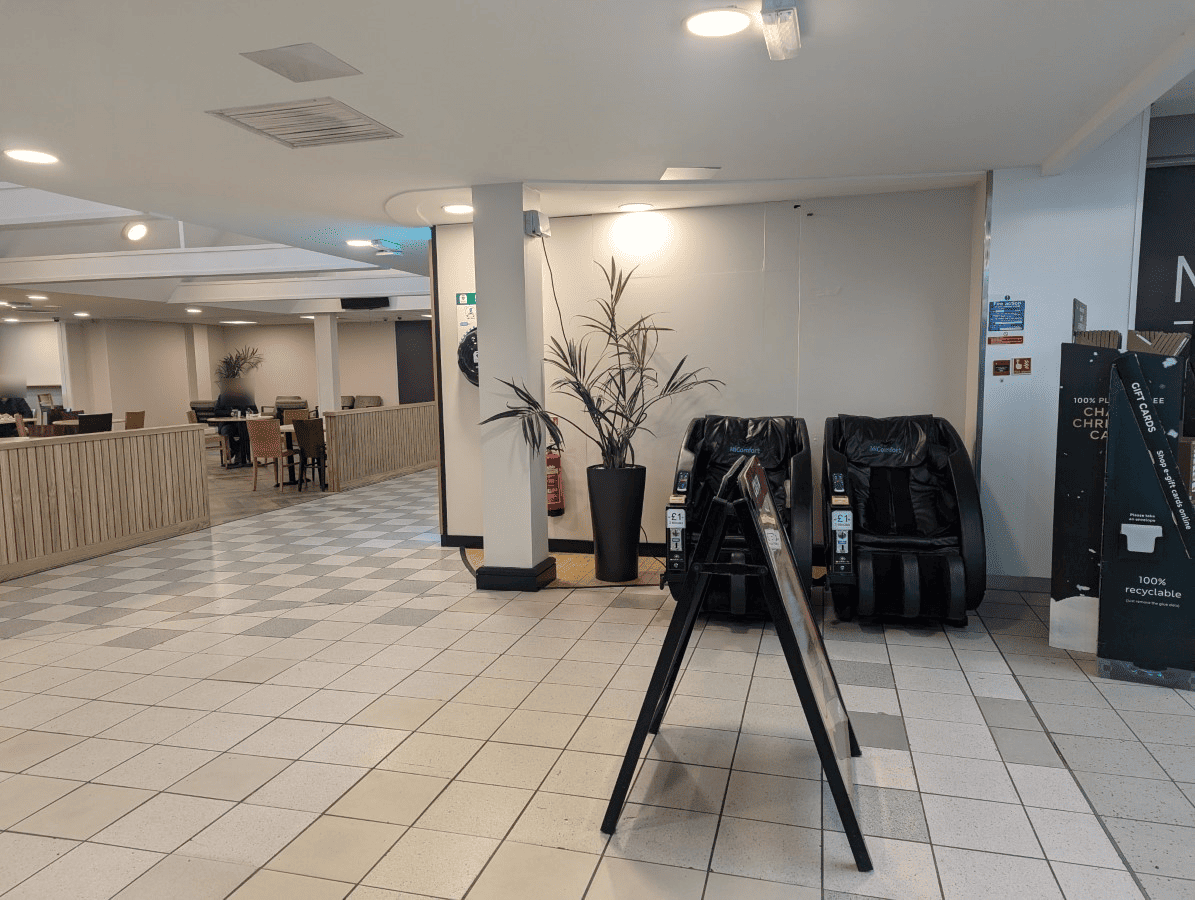 A picture showing the interior of M1 - Woolley Edge Services - Southbound - Moto