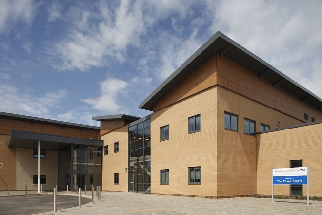 Photo of outside, main entrance of The Cavell Centre