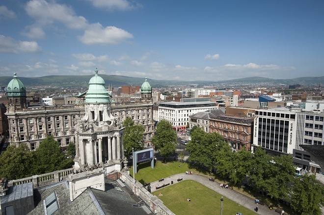 "Birdseye View of Belfast"