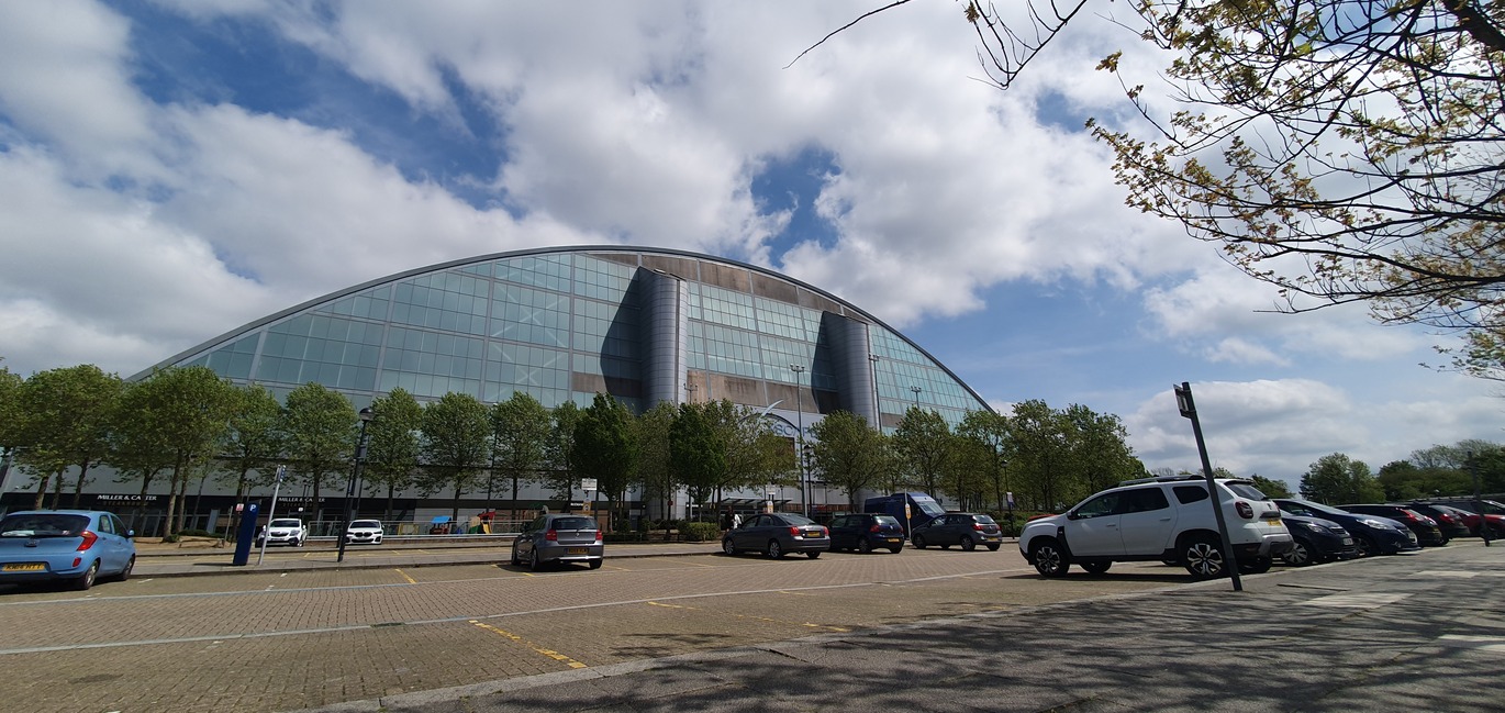Xscape Centre, dome shaped building