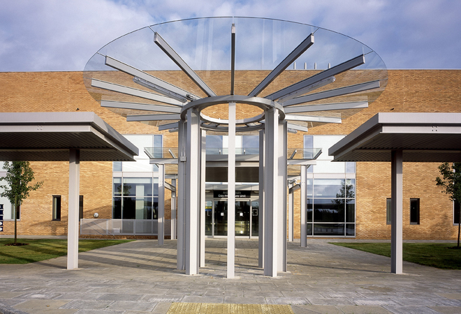 'Main Entrance Norwich Hospital'