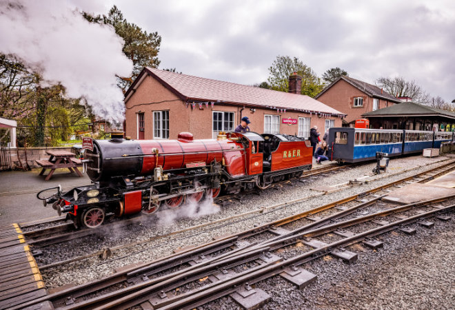 A photo of the Ravenglass Railway
