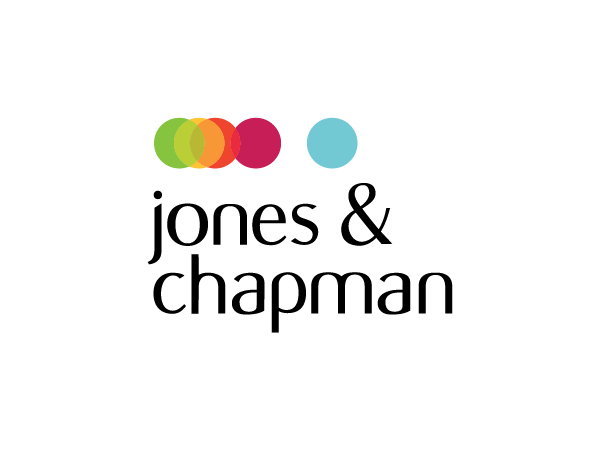 "Jones & Chapman logo on a white background"