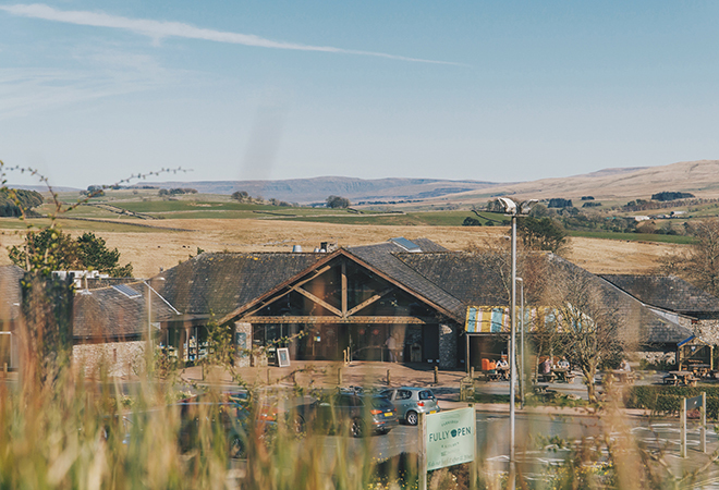 Photo from a distance of Tebay Services