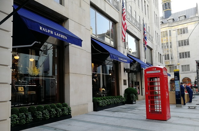 Outside of Ralph Lauren shop