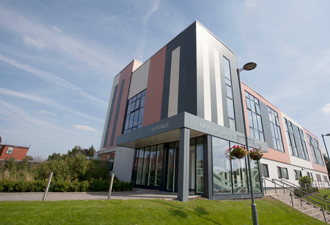 Photo of outside of Leigh Infirmary