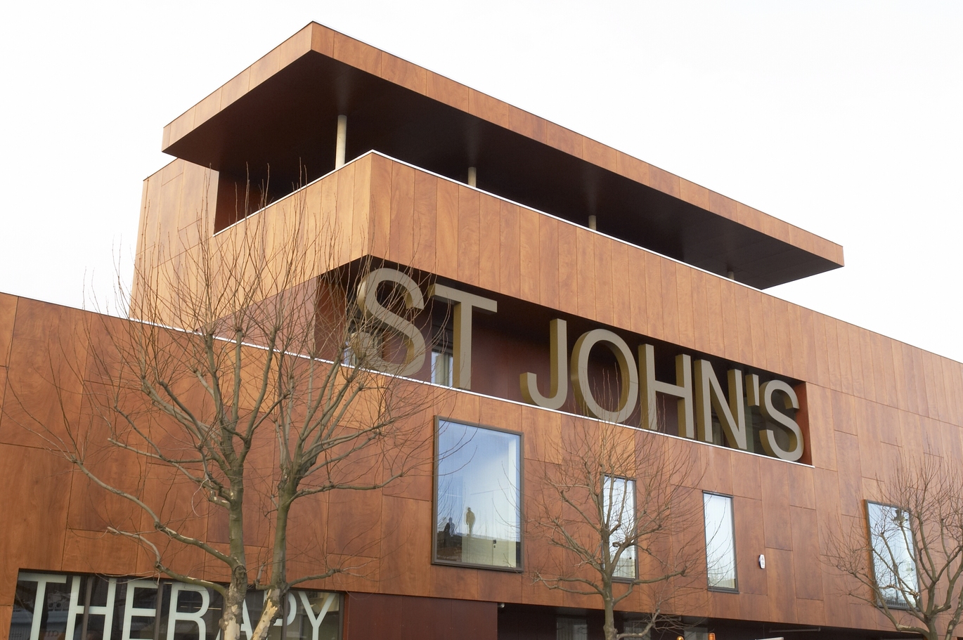 Front entrance of St John's Hospital