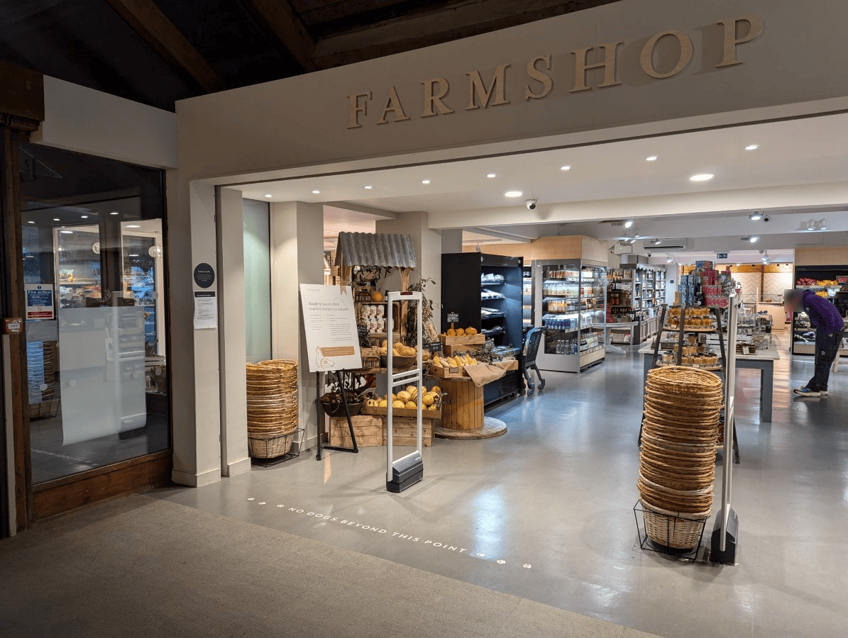 A picture showing the interior of the M6 - Tebay Services - Southbound - Westmorland Family