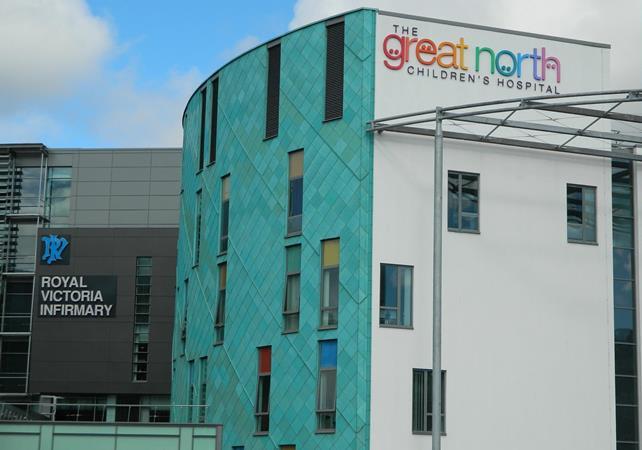 Photo of outside of Royal Victoria Infirmary