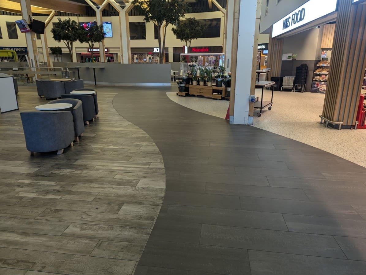 A picture showing the interior of the M1 - Leeds Skelton Lake Services - EXTRA