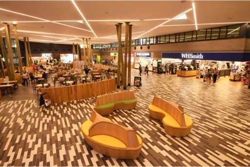 Photo of Fleet Services inside eating area