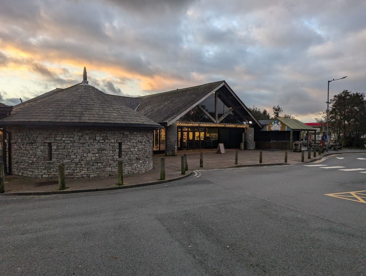 A picture showing the front of the M6 - Tebay Services - Southbound - Westmorland Family