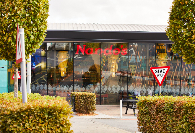 Photo of entrance at Cobham Services