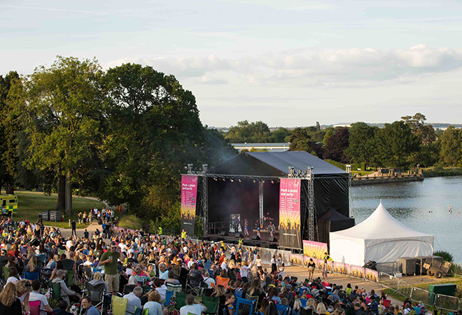 Trentham Gardens outdoor summer concerts 
