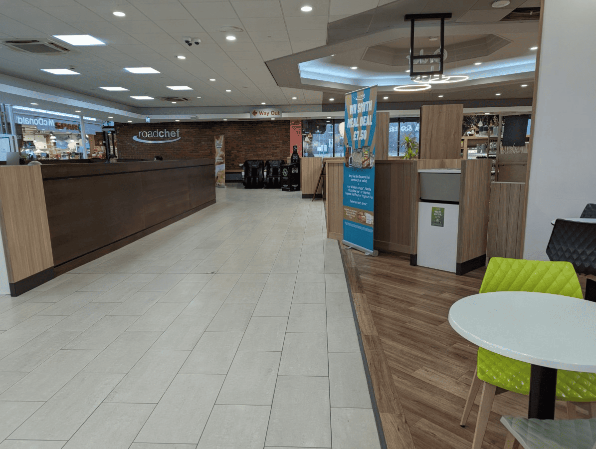 A picture showing the interior of the M1 - Tibshelf Services - Northbound - Roadchef