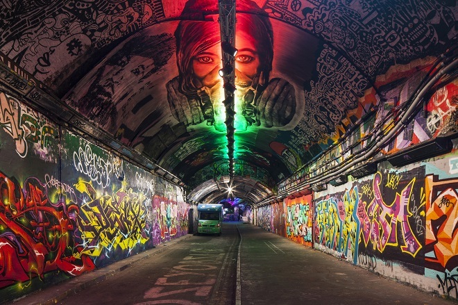 "A photo of Leake Street Arches"