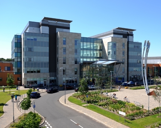 Photo of outside of Peterborough City Hospital