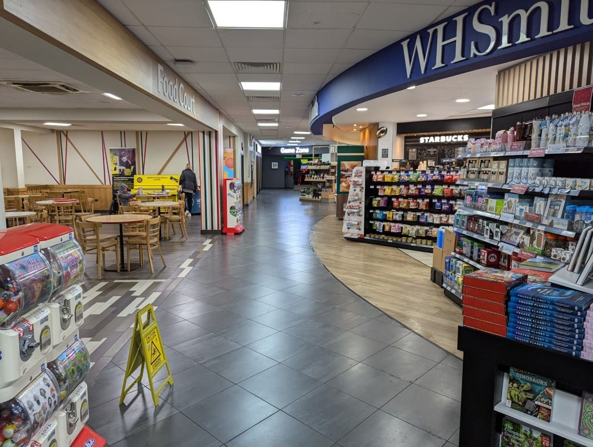 A picture showing the interior of the M1 - Newport Pagnell Services - Northbound - Welcome Break