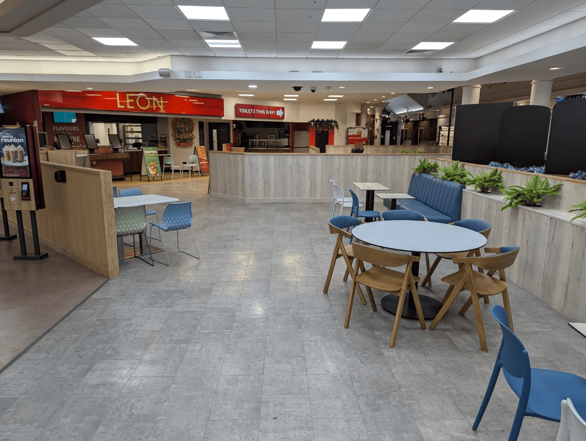 A picture showing the interior of the M20 - Maidstone Services - Roadchef