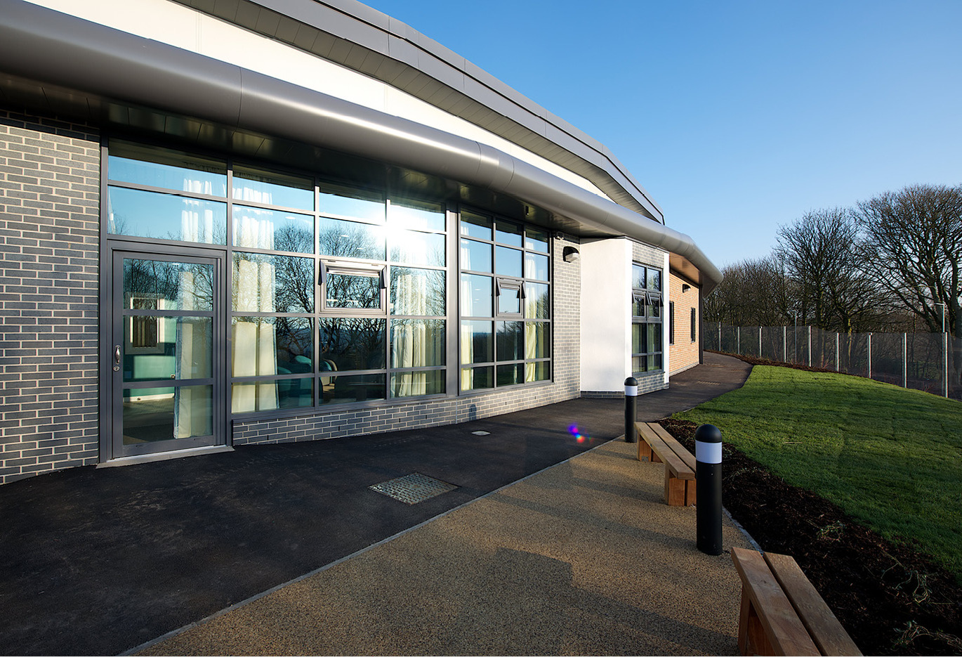 Photo of entrance to one of Trust's buildings