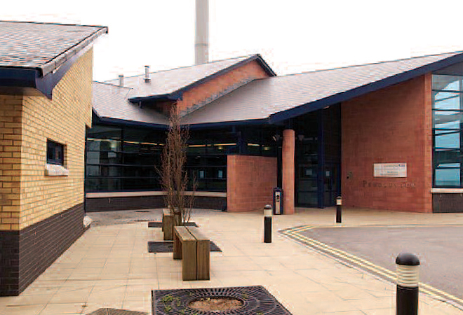 Photo of main entrance at Pendleview