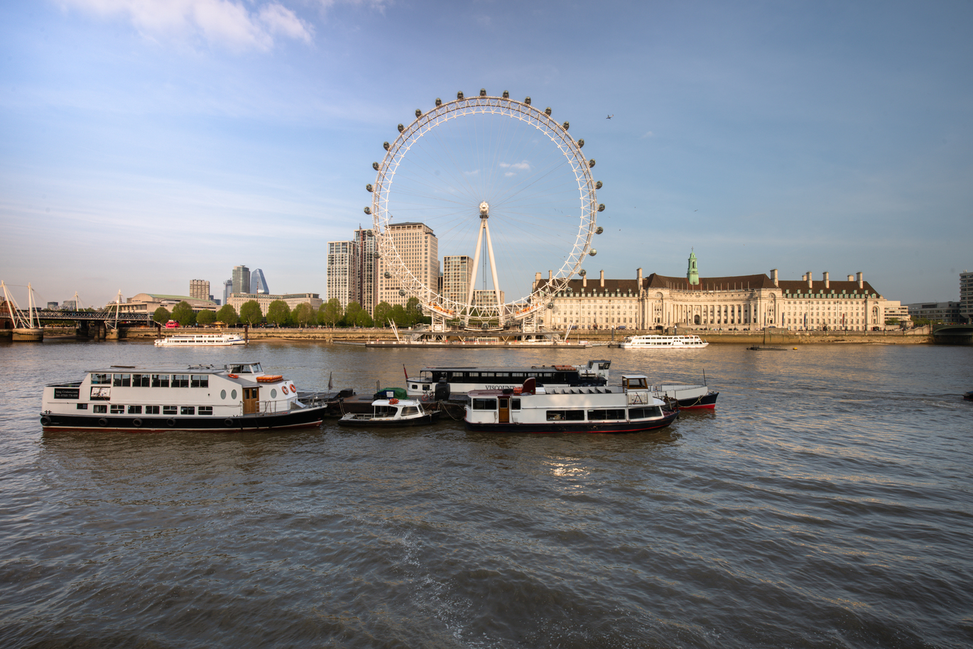 "MBNA clippers on the River Thames"